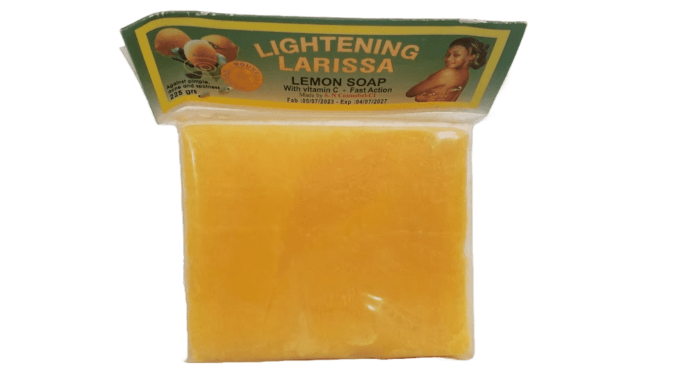 Lightening Larissa lemon soap