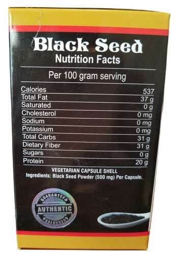 black seed capsules